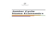 Junior Cycle Home Economics€¦ · In home economics, students learn how to address these practical, real-world, perennial problems of individuals, families, households and society