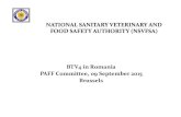 NATIONAL SANITARY VETERINARY AND FOOD SAFETY ......2015/09/09  · Sanitary Veterinary and Food Safety Authority (NSVFSA), we did not succeed to implement the vaccination programme