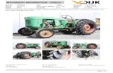 MACHINERY INFORMATION V00012 · Deutz D30 Plantage, Deutz F2L812 engine, 28HP, 8-2 gearbox, 540 pto, 4.00-15 and 11.2-28 tyres, trailerhitch, very rare model!! Only 800 units build!