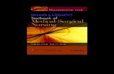 HANDBOOK FOR Textbook of Medical-Surgical Nursing ...rspmanguharjo.jatimprov.go.id/wp-content/uploads/2020/02/...2020/02/11  · iii Preface This Handbook for Brunner & Suddarth’s