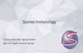 Sysmex Immunology - PATELKI JATENG · 2020. 3. 11. · SYSMEX Laboratory Solutions Hematology Hemostasis Urinalysis Health IT. Amazing in Togetherness Health IT Clinical Chemistry