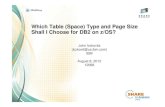 Which Table (Space) Type and Page Size Shall I Choose for ......2012/08/08  · Which Table (Space) Type and Page Size Shall I Choose for DB2 on z/OS? John Iczkovits (iczkovit@us.ibm.com)