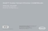 Dell color smart printer S3840cdn Setup Guidedownloads.dell.com/manuals/all-products/esuprt...17 Control Panel Panneau de commande Panel de control n o t t u B r e w o 1P n o t t u