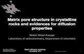 Matrix pore structure in crystalline rocks and evidences ...kyt2014.vtt.fi/md_workshop_13092012/siitari_kauppi.pdf Out-Leaching Technique for Characterizing Pore Fluids in Crystalline