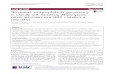 Therapeutic and prophylactic gastrectomy in a family with ... · prophylactic intervention. We strongly recommend that an interdisciplinary team inclusive of clinical and surgical