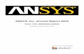 ANSYS, Inc. Annual Report 2016annualreport.stocklight.com/NASDAQ/ANSS/161454620.pdf · ANSYS, Inc. Annual Report 2016 Form 10-K (NASDAQ:ANSS) Published: February 25th, 2016 PDF generated