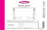 SPOA10, SPO10 · 2019. 5. 4. · 4. Arm Restraint Gear N2122 5. 3/8" Spring Washers (For Lifts With Tapped Bearing Bar) 40818 6. 3/8"-16NC x 1-1/2" HHCS Grade 5 40201 7 Low Profile