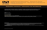 Institutional Repository - Research Portal D p t ... · Citation for pulished version (HARVARD): Marchand, R, Chirita, G, Ibanescu, M, Dejardin, M & Luc, ... Créer ou reprendre une