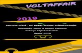 DEPARTMENT OF ELECTRICAL ENGINEERING€¦ · Department of Electrical Engineering pompously presents Voltaffair – 2019. MISSION M1. To provide training to the students by promoting