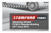 Steering aheadstamfordtyres.listedcompany.com/misc/Stamford_Tyres_FY...Investor Relations Contacts: Tel: +65 6438 2990 Email: staff@financialpr.com.sg Corporate Contacts: 19 Lok Yang