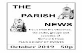 THE PARISH NEWS...St. Mary’s Church 21st August - Funeral and burial of Nicholas Maxwell Meade-Palmer 18th August - Baptism of Ronnie James Robert Wood. St. Oswald’s Church Saturday