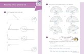 Measuring with a protractor (2)513227...Measuring with a protractor (2) 1 Circle the greater angle 0in each pair. a) b) c) d) 2 What is the size of the angle marked in each diagram?
