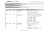 Specification of OCU Driver - AUTOSARSpecification of OCU Driver AUTOSAR CP Release 4.3.1 2 of 71 Document ID 615: AUTOSAR_SWS_OCUDriver - AUTOSAR confidential - Document Change History