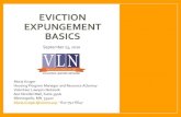 EVICTION EXPUNGEMENT BASICS€¦ · EXPUNGEMENT BASICS Muria Kruger Housing Program Manager and Resource Attorney Volunteer Lawyers Network 600 Nicollet Mall, Suite 390A Minneapolis,