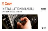 INSTALLATION MANUAL 51170Failure to do so could result in damage to the brake control unit, Mount the 30-amp, auto-reset circuit breaker loss of trailer brakes or poor brake performance.