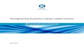 Strengthening Australia’s equity capital markets - Australian ......reserves and resources information by mining and oil and gas companies in the second half of 2012. 4 ASX listing