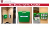 New Chemical Spill Kits Available!grab the appropriate Spill -X neutralizing agent from the spill kit.-If there is excessive amounts of liquid, place absorbent grey mats around the
