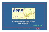 APRS - Tompkins County Amateur Radio Associationtcara-ny.org/APRS/APRS.pdfMobile Radio 144.390 Mobile Radio 144.390 Mobile Radio 144.390 GPS GPS TinyTrak 144.390 GPS GPS Laptop Kenwood