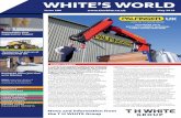 WHITE’S WORLD€¦ · Cranes team in the new Palﬁ nger UK operation. Mark Rigby (above), director of T H WHITE’s Lorry Cranes business, believes the acquisition of Outreach