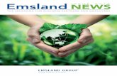 Emsland news€¦ · Emsland Group will also be presenting several new product ideas from the areas of fibres and proteins. The latest product innovations from the coatings, soups