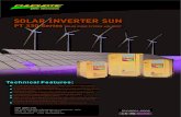 SOLAR INVERTER SUN - Chuphotic · 2018. 8. 16. · E-mail: ups@chuphotic.com SOLAR INVERTER SUN ... SOLAR INVERTER SUN PT 330 Series SOLAR PUMP SYSTEM with MPPT Using multiple power