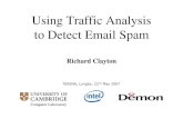 Using Traffic Analysis to Detect Email Spamrnc1/talks/070522-detectspam.pdf-> cy.tung@msa.hinet.net-> cy3219@hotmail.com-> cy_chiang@hotmail.com-> cyc.aa508@msa.hinet.net and 31 more