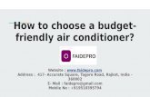 How to choose a budget-friendly air conditioner?