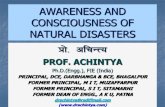 AWARENESS AND CONSCIOUSNESS OF NATURAL DISASTERS · 2020. 4. 14. · natural disasters has proved that a great deal of destruction takes place due to inappropriate planning and decision-making.