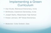 Implementing a Green Curriculum · 2016. 12. 3. · Implementing a Green Curriculum Dan Grubb, Alderwood Elementary, Irvine Bill Brooks, Eastshore Elementary, Irvine Joseph Starks,