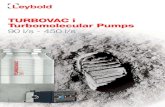 Leybold - TURBOVAC i Turbomolecular Pumps 90 l/s - 450 l/s...Turbomolecular Pumps 90 l/s - 450 l/s 175.61.02 It has never been so easy to improve your processes until now. TURBOVAC
