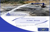JUNE 2018 - LIFE ALCHEMIA...X Water Symposium in Andalucia (SIAGA 2018) thth24-27 Octuber 2018, Huelva (Spain) 1st ENA Workshop and 9th EANNORM Workshop 19th-23th November 2018, Katowice