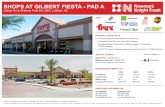 SHOPS AT GILBERT FIESTA - PAD A · PAD B Domino’s PAD A: ±1,291 SF AVAILABLE 22,503 VPD ±1,291 SF AVAILABLE SHOPS ADDITIONAL INFORMATION Ryan Moroney 602.952.3820 602.421.9100