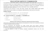 EDUCATION SERVICE COMMISSION · 2020. 10. 24. · EDUCATION SERVICE COMMISSION Shortlisted Applicants for Adverts No. 2 & 3 of 2020 - Mbarara Centre Board 'A' Date: 23.11.2020 Time: