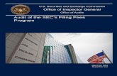 Audit of the SEC’s Filing Fees Program1 EDGAR - Electronic Data Gathering Analysis and Retrieval System. Audit of the SEC’s Filing Fees Program March 29, 201 514 Page 2 systems.