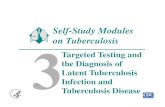 Self-Study Modules Study Modules on Tuberculosis · 2016. 10. 28. · Mantoux Tuberculin Skin Test (7) Interpreting the Reaction • Induration of > 10 mm is considered a Interpreting