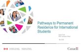 Pathways to Permanent Residence for International Students7 Important Definitions: National Occupational Classification (NOC)• The National Occupational Classification (NOC) is a