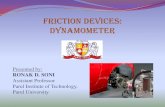 FRICTION DEVICES: DYNAMOMETER€¦ · Rope brake dynamometer Prepared by: Ronak D. Soni 5 • It consists of one, two or more ropes wound around the flywheel or rim of a pulley fixed