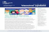 Issue 293, April 2019 Vaccine update...National childhood flu programme, and we are looking forward ... outbreaks, sometimes serious, of diseases that can be prevented by vaccines.
