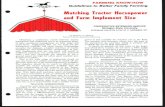 Home | MSU Libraries. Ext. 2007-Chelsie/PDF/e1152.pdfMATCHING TRACTOR AND IMPLEMENT It is now possible to select the proper implement size for a tractor of a given horsepower, or to