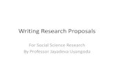 Writing Research Proposals...Research Process for Thesis/Extended Essay •Research process has three phases: i, Proposal development and writing ii. Conducting research –secondary