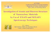 Investigation of Atomic and Electron Structure of Nanocarbon ...Investigation of Atomic and Electron Structure of Nanocarbon Materials by Use of EXAFS and NEXAFS Spectroscopy Techniques