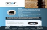 DROP Leak Detectors Literature - nelsencorp.com...Leak Detector Protecting Your Home From Water Damage Summary The DROP Leak Detectors are sophisticated wireless water sensors de-signed