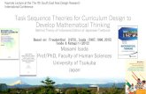 Task Sequence Theories for Curriculum Design to Develop ......Task Sequence Theories for Curriculum Design to Develop Mathematical Thinking Behind Theory of Indonesia Edition of Japanese