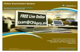 Online Examination Systemcpapro.pk/pdfs/Online_Exam_Guidelines.pdfOnline Examination System Frequently Asked Questions CPA Professional ® Programme (UK) Frequently Asked Questions