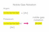 noble gas notation - Mrs. Rhee Science · 2019. 12. 7. · 10 1 Lithium Sodium 11 Na 22.99 Potassium 39.10 Rublcnwn 85A7 BeMllum 9.01 Magnesium 12 24.31 ... 50.94 Niobium 41 92.91