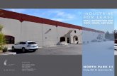 INDUSTRIAL FOR LEASE · 2020. 10. 14. · One of the only buildings in North Las Vegas to offer small distribution units with dock loading and yard for lease 2.35 acres of M-2 (General/Heavy