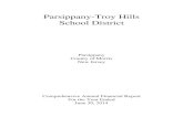 Parsippany-Troy Hills School District - New JerseyE-mail: hrsmith@pthsd.k12.nj.us The Comprehensive Annual Financial Report of the Parsippany-Troy Hills School District (the "District")
