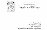 Presentation on Nozzle and Diffuser and... · 2020. 4. 27. · •Steam, water and gas turbines to produce high velocity jet to impinge on curved blades for driving turbine shaft