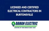 Licensed and certified electrical contractors in Burtonsville