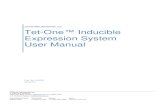 Tet-One™ Inducible Expression System User Manual Manual/Tet...Tet-One Inducible Expression System User Manual (032315) Clontech Laboratories, Inc. A Takara Bio Company Page 3 of